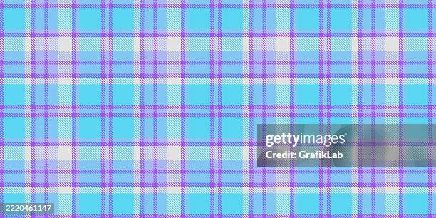 blue and purple plaid pattern background for design projects - sweater texture vector stock illustrations