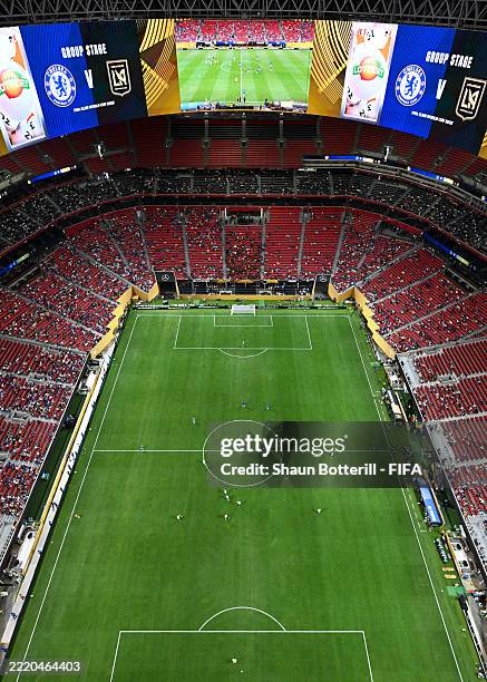 General view inside the stadium during the FIFA Club World Cup 2025 group D match between Chelsea FC and Los Angeles Football Club at Mercedes-Benz...