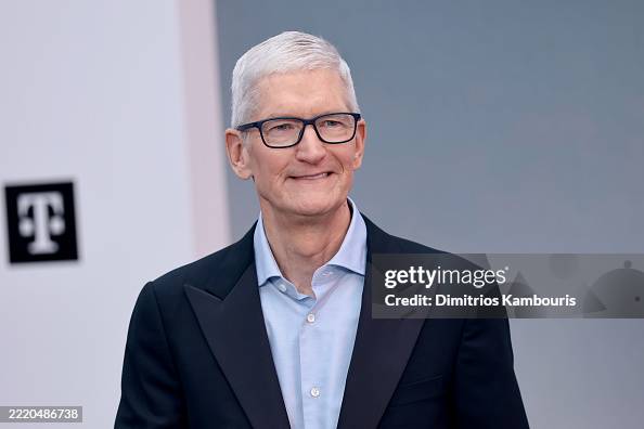 Tim Cook Actor Tim Cook attends the Apple Original Films & Warner Bros. Pictures ...