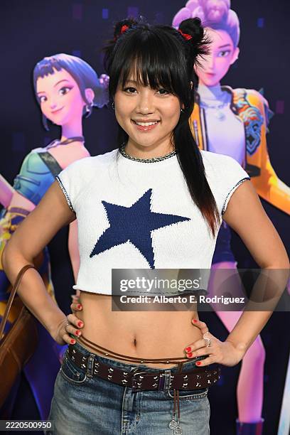 Rei Ami attends Netflix's "KPop Demon Hunters" Special Screening at Netflix Tudum Theater on June 16, 2025 in Los Angeles, California.