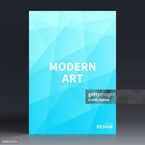 brochure template layout, blue cover design, business annual report, flyer, magazine - progress report stock illustrations