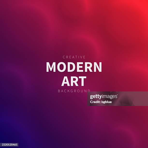 abstract background with circles and red gradient - trendy 3d design - pimple stock illustrations