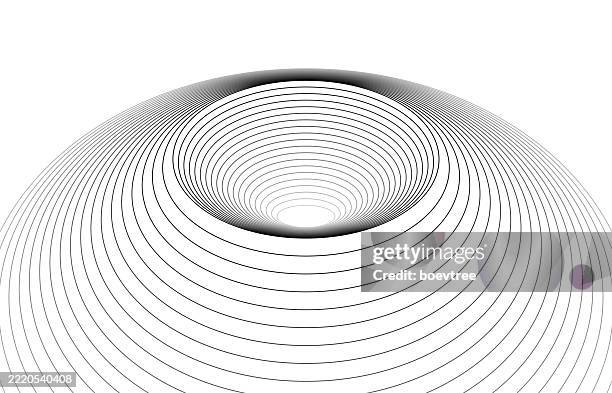 3d wire-frame model line ring - 3d ring stock illustrations