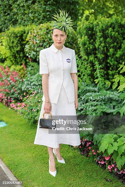 Valerie Stark attends day one of Royal Ascot at Ascot Racecourse on June 17, 2025 in Ascot, England.