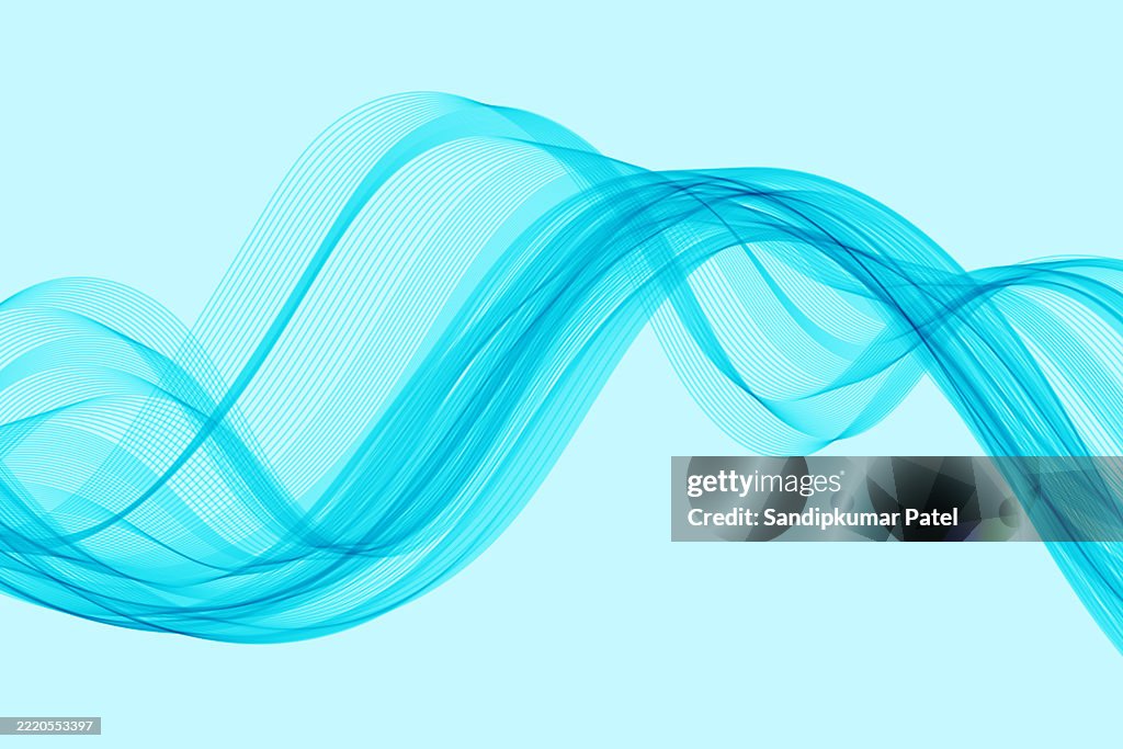 Abstract Simple Blue Wave Background High-Res Vector Graphic - Getty Images