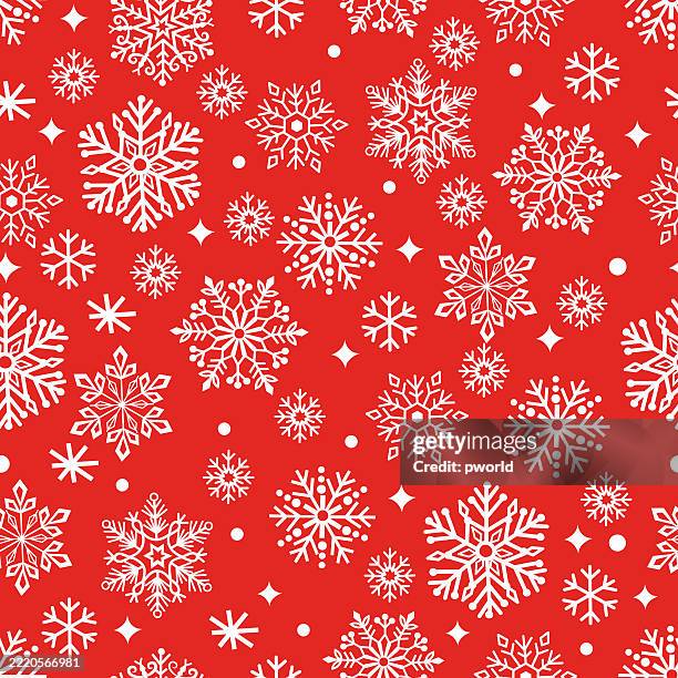snowflake seamless pattern . - snowflake pattern stock illustrations