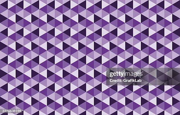 purple geometric triangle pattern modern digital design - sharp pattern seamless stock illustrations