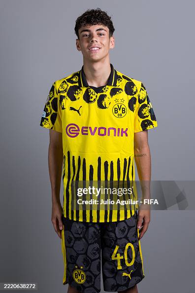 Summer Inacio Samuele Inacio of Borussia Dortmund poses for a portrait during the ...
