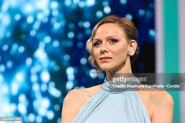 Princess Charlene of Monaco attends the Closing Ceremony during 64th Monte-Carlo Television Festival on June 17, 2025 in Monte-Carlo, Monaco.