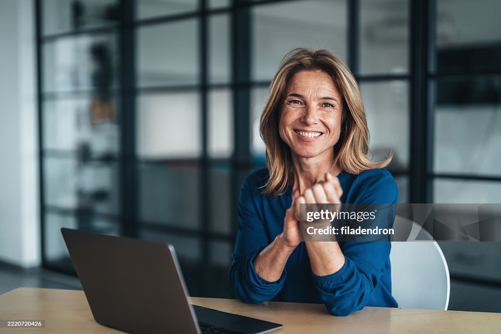 Business woman in the office
