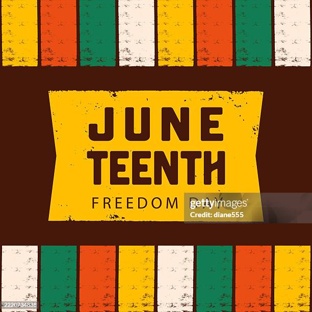 juneteenth banner template on a transparent base - underground railroad slavery stock illustrations