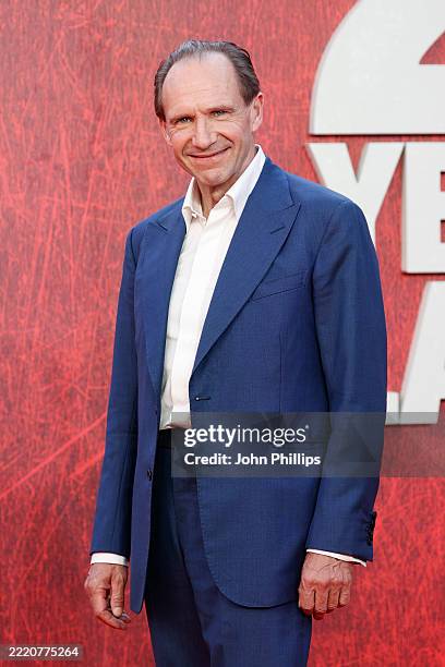 Ralph Fiennes attends the "28 Years Later" World Premiere at the Odeon Luxe Leicester Square on June 18, 2025 in London, England.