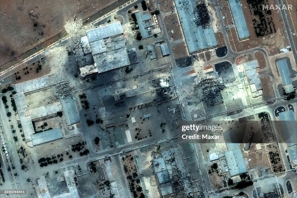 Destroyed Buildings at Isfahan Nuclear Facility