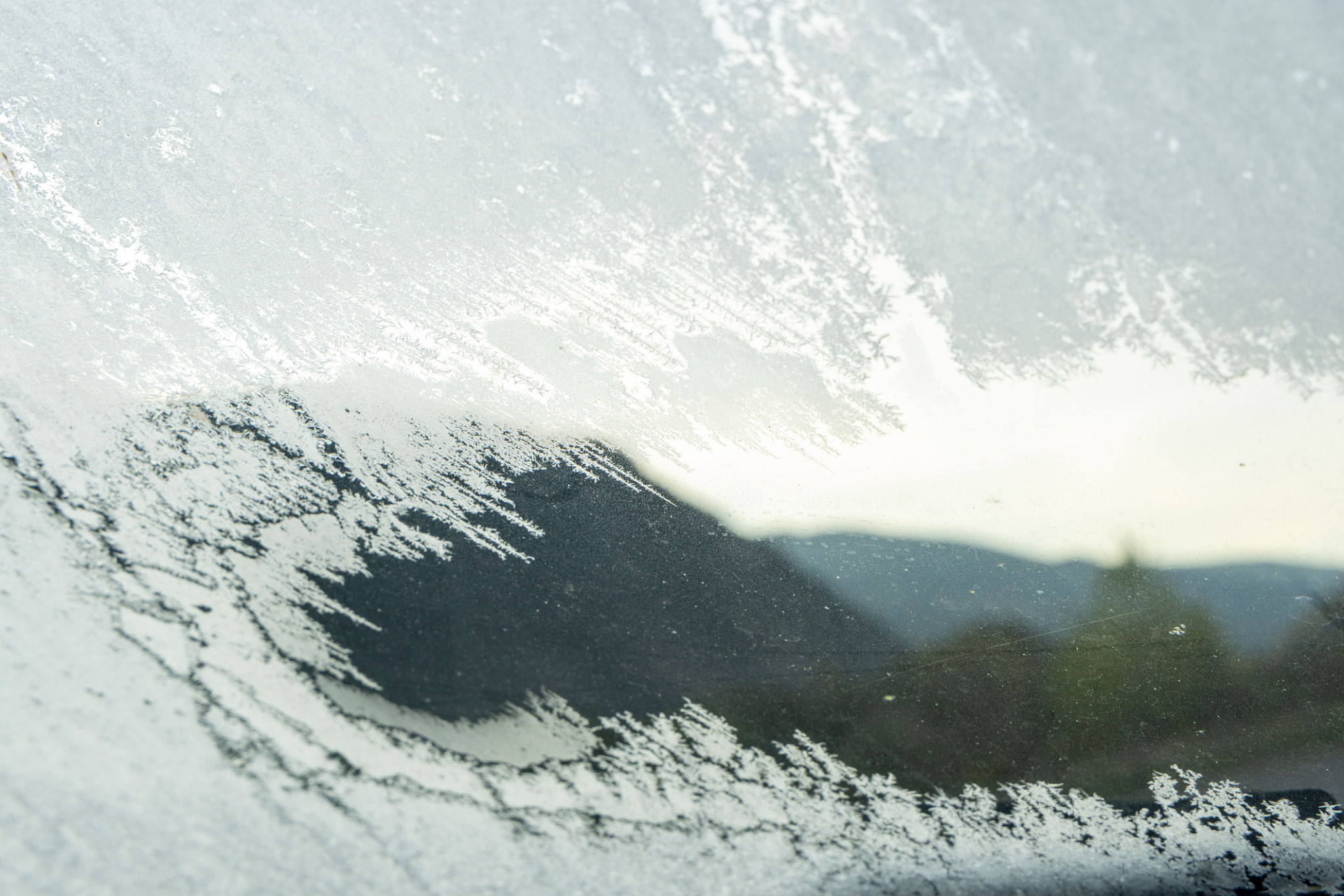 icy windshield