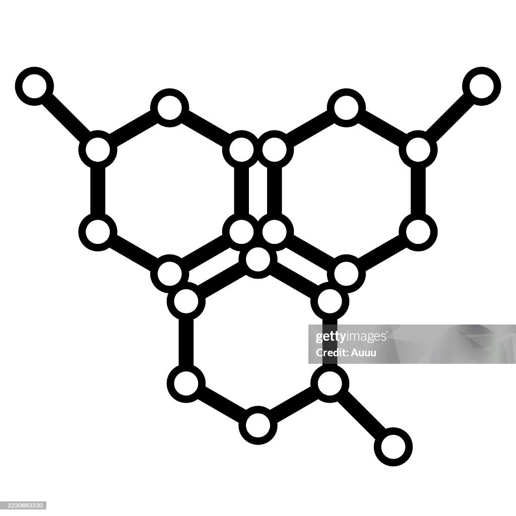 Biological Diversity line art icon