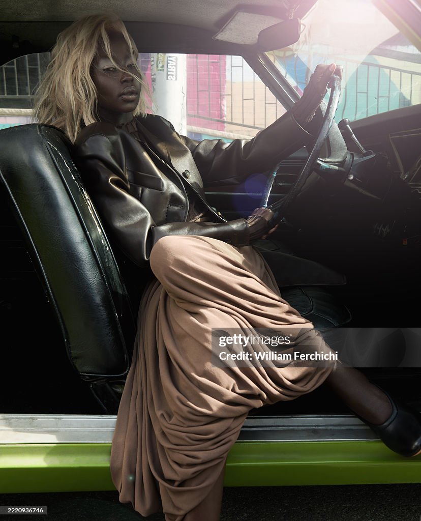 Aweng Cheul Fashion model Aweng Chuol is photographed for Numéro magazine on ...