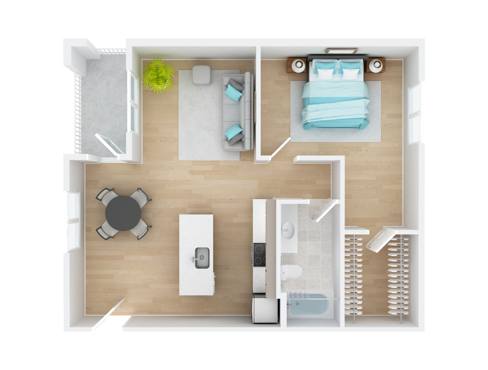 kitchen floor plan