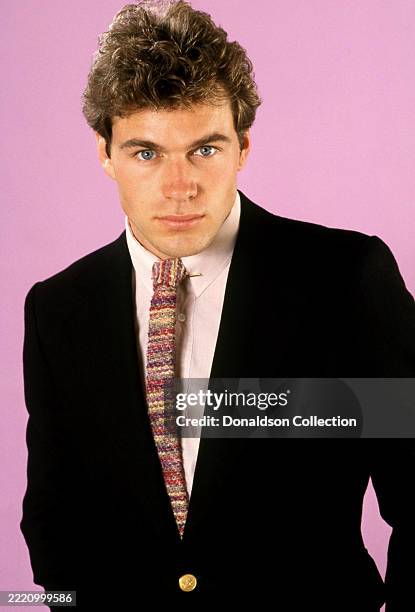 American actor and model Jon-Erik Hexum poses for a portrait in Los Angeles, California, circa 1983.