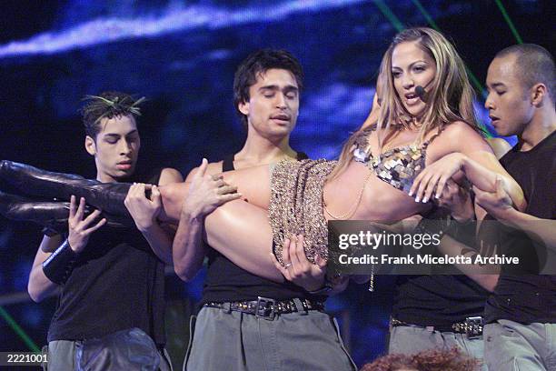 Jennifer Lopez performing on the 1999 Billboard Music Awards at the MGM Grand Garden Arena in Las Vegas, 12/8/1999. Photo: Frank Micelotta/ImageDirect