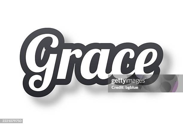 Grace Name Graphics Grace Female Name 3d Text With Shadow On White Background High-Res ...