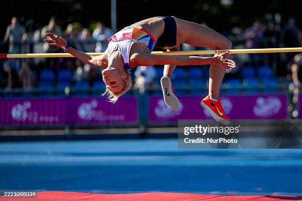 Yuliya Levchenko during athletics Halina Konopacka Classic meeting in Warsaw, Poland on 22 June 2025