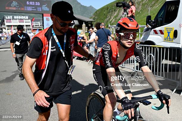 Jean-Loup Fayolle of France and Team Arkea - B&B Hotels reacts after the 48th La Route d'Occitanie - CIC 2025, Stage 3 a 173.9km stage from Pujaudran...
