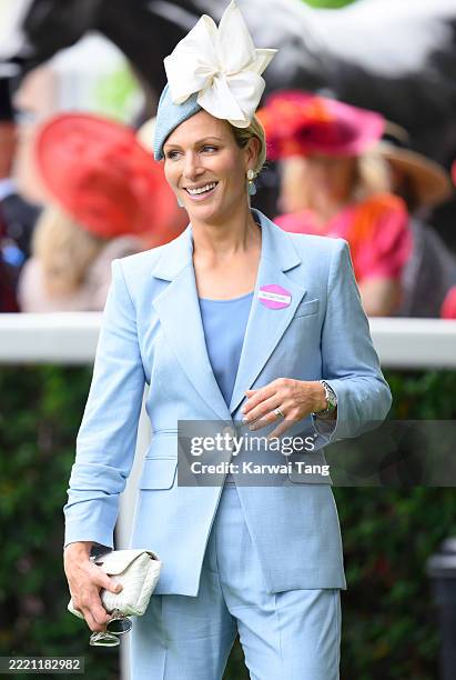 Zara Tindall attends day four of Royal Ascot at Ascot Racecourse on June 20, 2025 in Ascot, England.