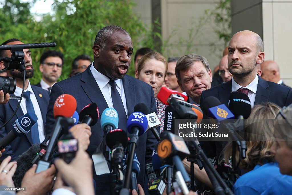 Iranian Foreign Minister Meets European Counterparts In Geneva