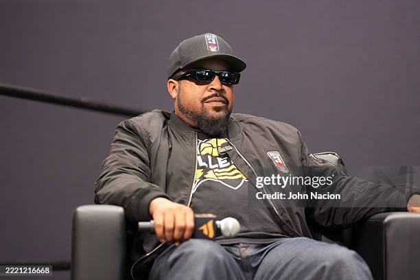 Ice Cube speaks onstage at Fanatics Fest NYC 2025 at Javits Center on June 20, 2025 in New York City.