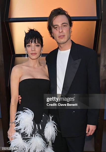Lily Allen and Marco Capaldo attend The Serpentine Summer Party 2025 celebrating this year's Serpentine Pavilion designed by Marina Tabassum at...