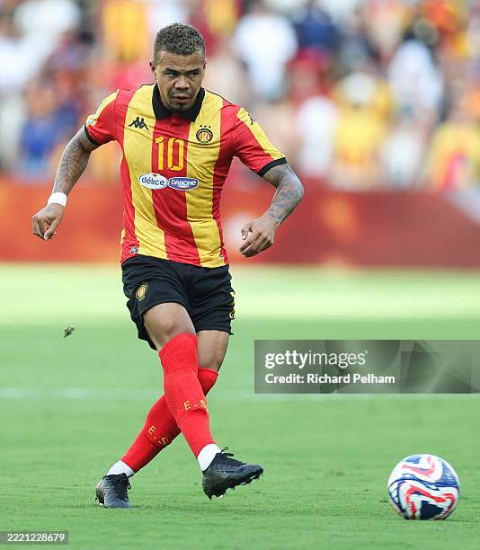 Yan Sasse of Esperance de Tunis passes the ball during the FIFA Club World Cup 2025 group D match between Los Angeles Football Club and Esperance de...
