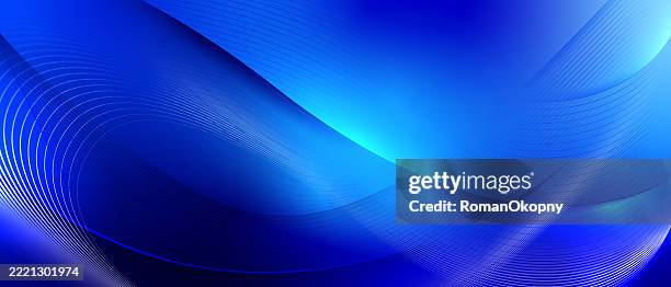 blue wavy light abstract background. perfect for brochures, presentations and any design. - translucent background stock illustrations