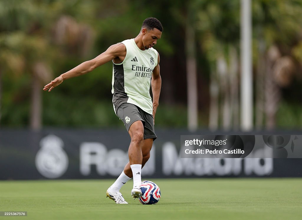 Real Madrid CF Training Session And Press Conference - FIFA Club World Cup 2025