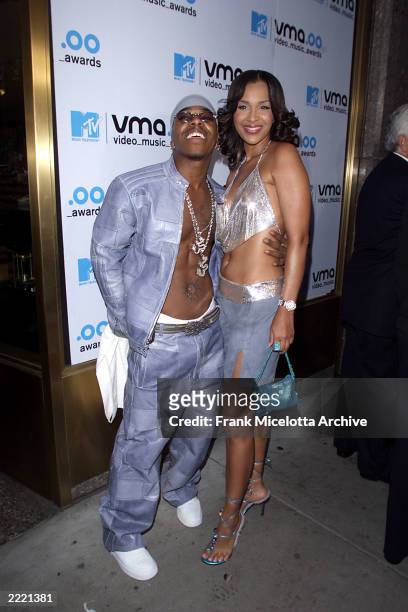 Sisqo with actress LisaRaye at MTV Video Music Awards 2000 held at Radio City Music Awards September 7, 2000 Photo by Frank Micelotta/Getty Images
