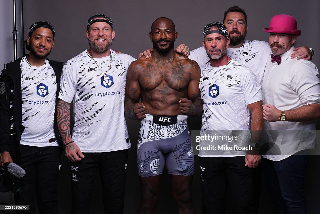Rahnell Rountree Khalil Rountree Jr. poses for a portrait backstage with his team ...
