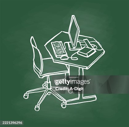 LibraryComputerChalkboard LibraryComputerChalkboard