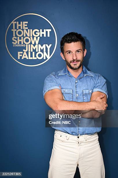 Episode 2154 -- Pictured: Actor Jonathan Bailey poses backstage on Wednesday, June 25, 2025 --