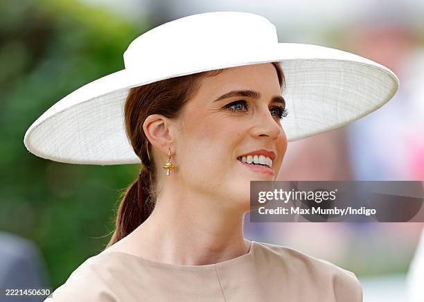Princess Eugenie attends day four of Royal Ascot at Ascot Racecourse on June 20, 2025 in Ascot, England.