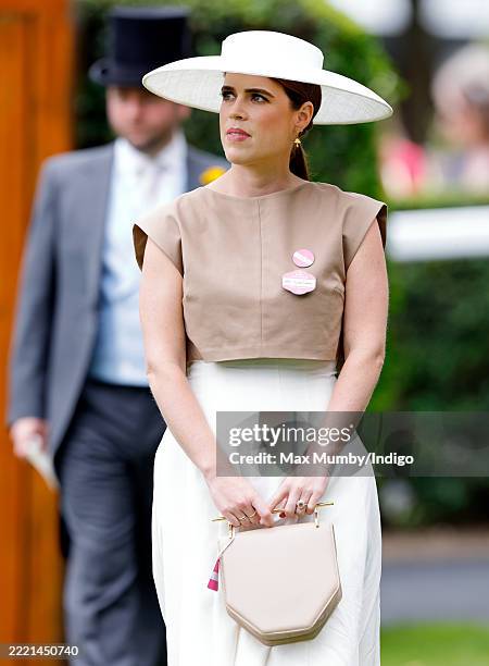 Princess Eugenie attends day four of Royal Ascot at Ascot Racecourse on June 20, 2025 in Ascot, England.