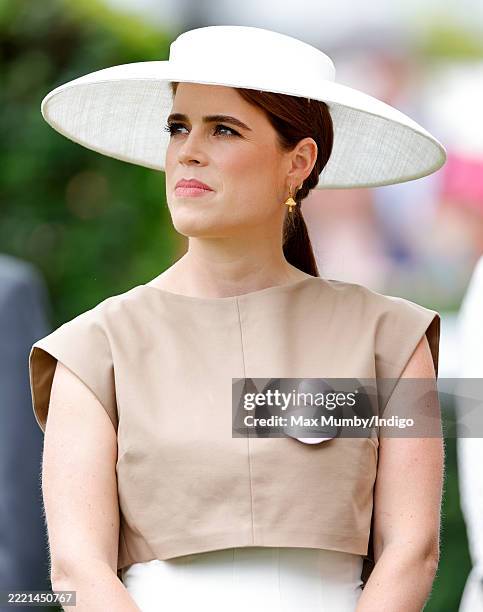 Princess Eugenie attends day four of Royal Ascot at Ascot Racecourse on June 20, 2025 in Ascot, England.