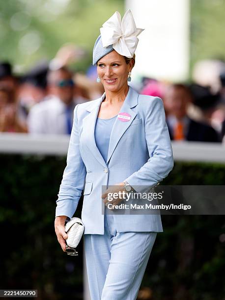 Zara Tindall attends day four of Royal Ascot at Ascot Racecourse on June 20, 2025 in Ascot, England.
