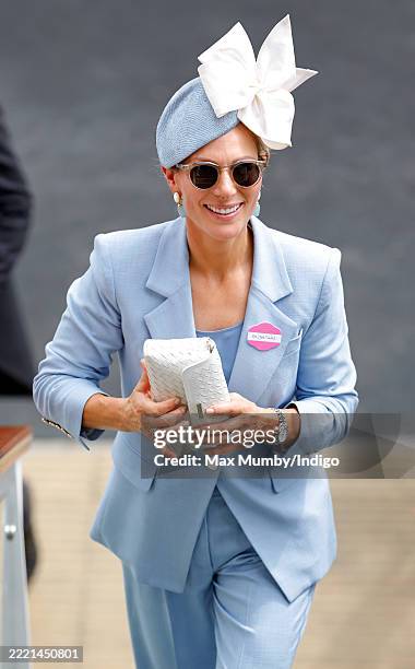 Zara Tindall attends day four of Royal Ascot at Ascot Racecourse on June 20, 2025 in Ascot, England.