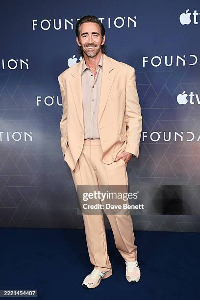 Lee Pace attends a photocall for the launch of "Foundation" Season 3 on June 26, 2025 in London, England.. "Foundation" Season 3 will premiere on...