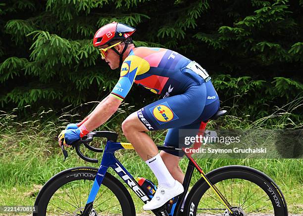 Mads Pedersen of Denmark and Team Lidl - Trek competes during the 1st Copenhagen Sprint 2025 - Men's Elite a 235.6km one day race from Roskilde to...