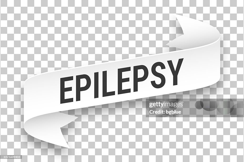 Epilepsy - 3D Banner on transparent background