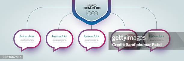 professional infographic template business - choose path stock illustrations