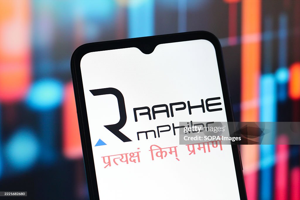 In this photo illustration, the Raphe mPhibr logo is seen...