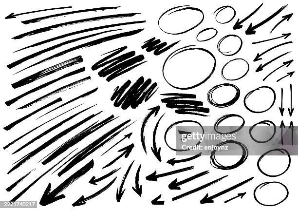 bildbanksillustrationer, clip art samt tecknat material och ikoner med arrows - cirkel