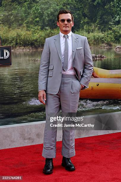 Rupert Friend attends the "Jurassic World Rebirth" New York Premiere at Lincoln Center on June 23, 2025 in New York City.