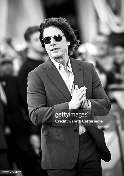 Tom Cruise attends the "F1: The Movie" European Premiere at Cineworld Leicester Square on June 23, 2025 in London, England.